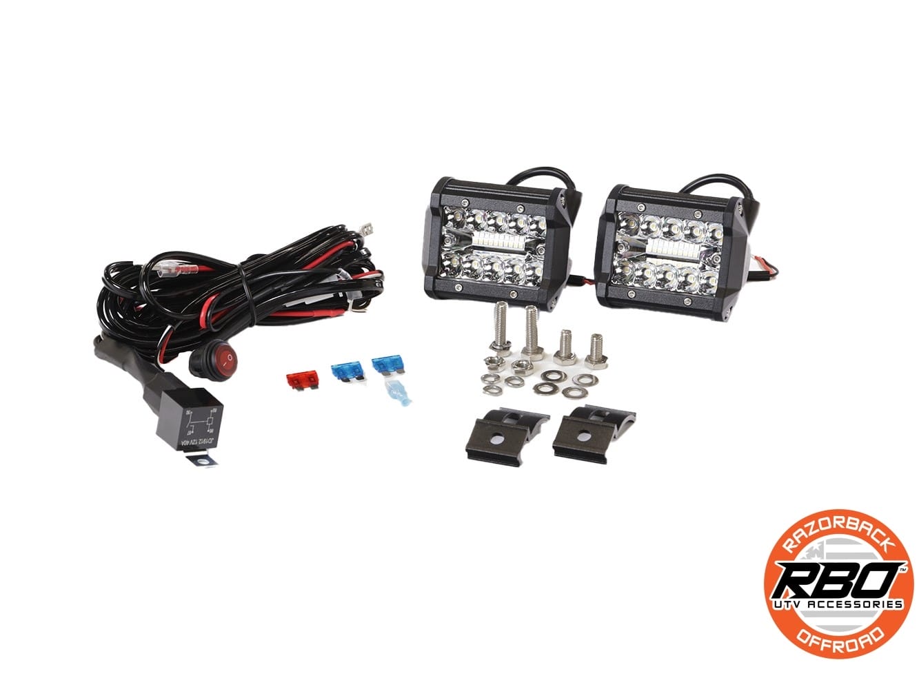 Razorback Polaris Ranger Headache Rack, Winch