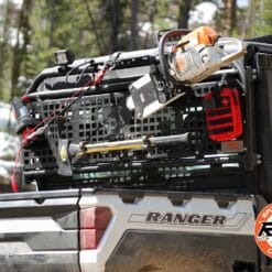 Razorback Polaris Ranger Headache Rack, Winch